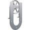Ekena Millwork Premium Wagon Wheel Horseshoe Roller Hanger w/ Bolts for Barn Door for 1 3/4" Doors, Silver Metallic GB60014R2WSM - alternate 5